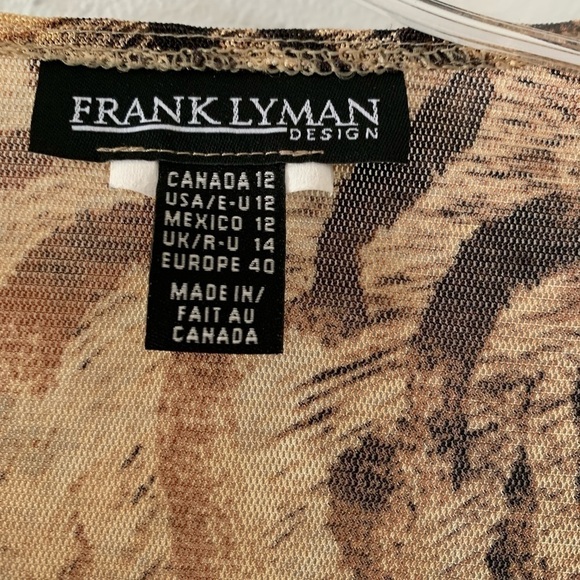 FRANK Lyman Design Top Size 12 - Picture 5 of 5